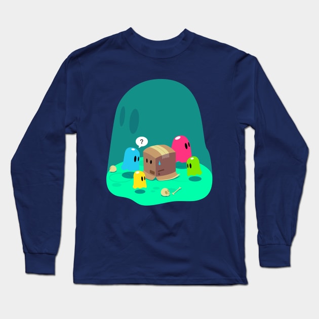 Cardboard Box Long Sleeve T-Shirt by LI1L